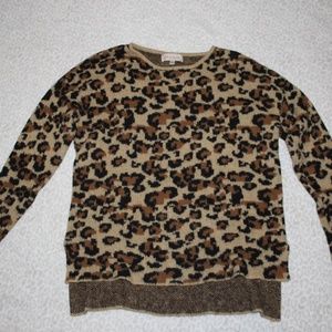 Brown Cheetah Philosophy Sweater